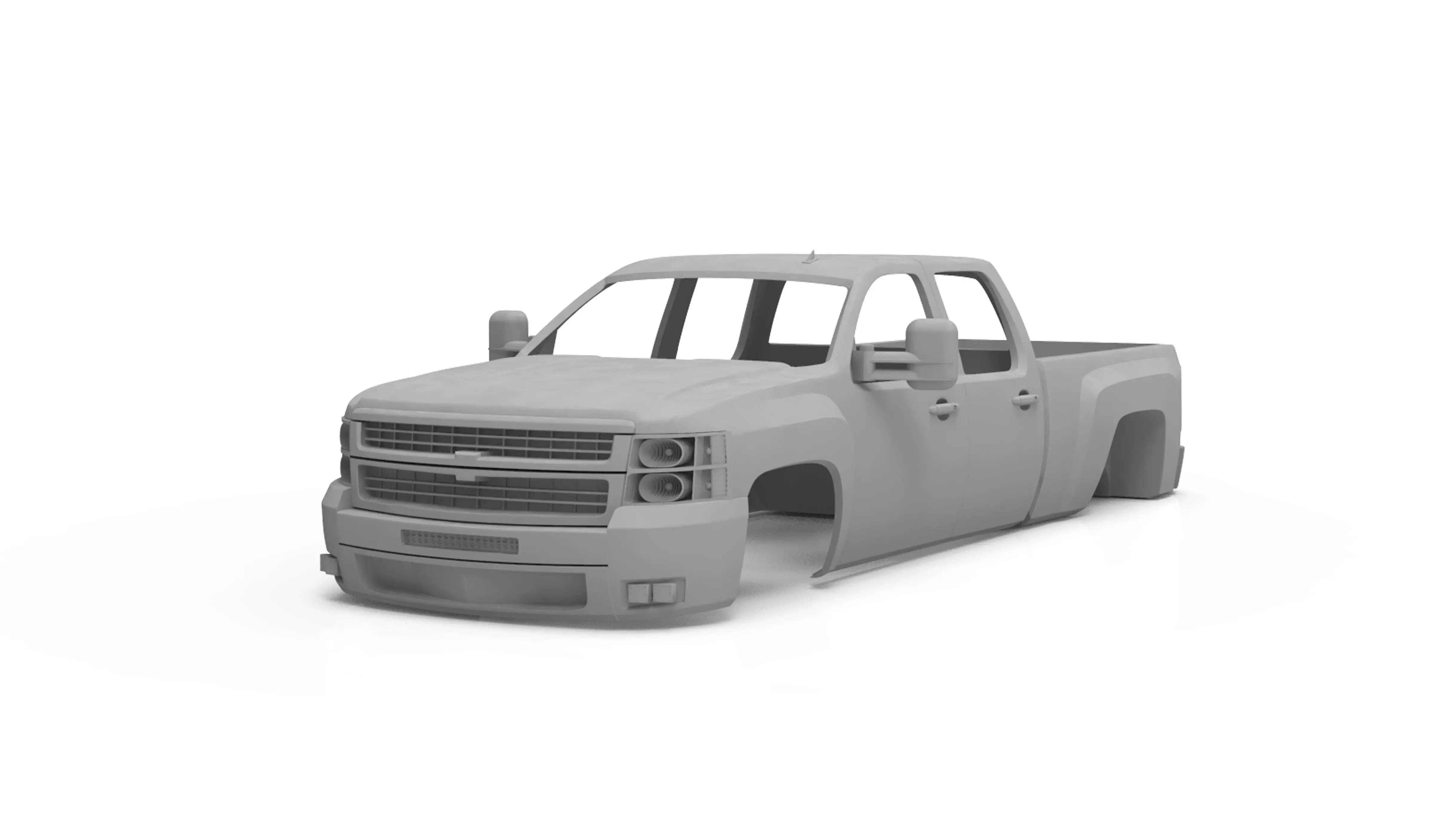 Chevrolet Silverado 1500 2013  3D print model_0