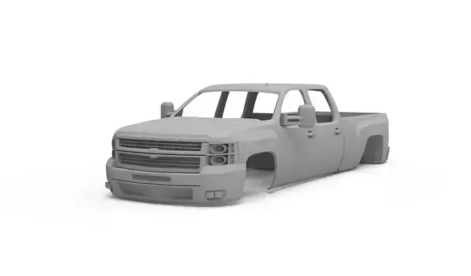 Chevrolet Silverado 1500 2013  3D print model