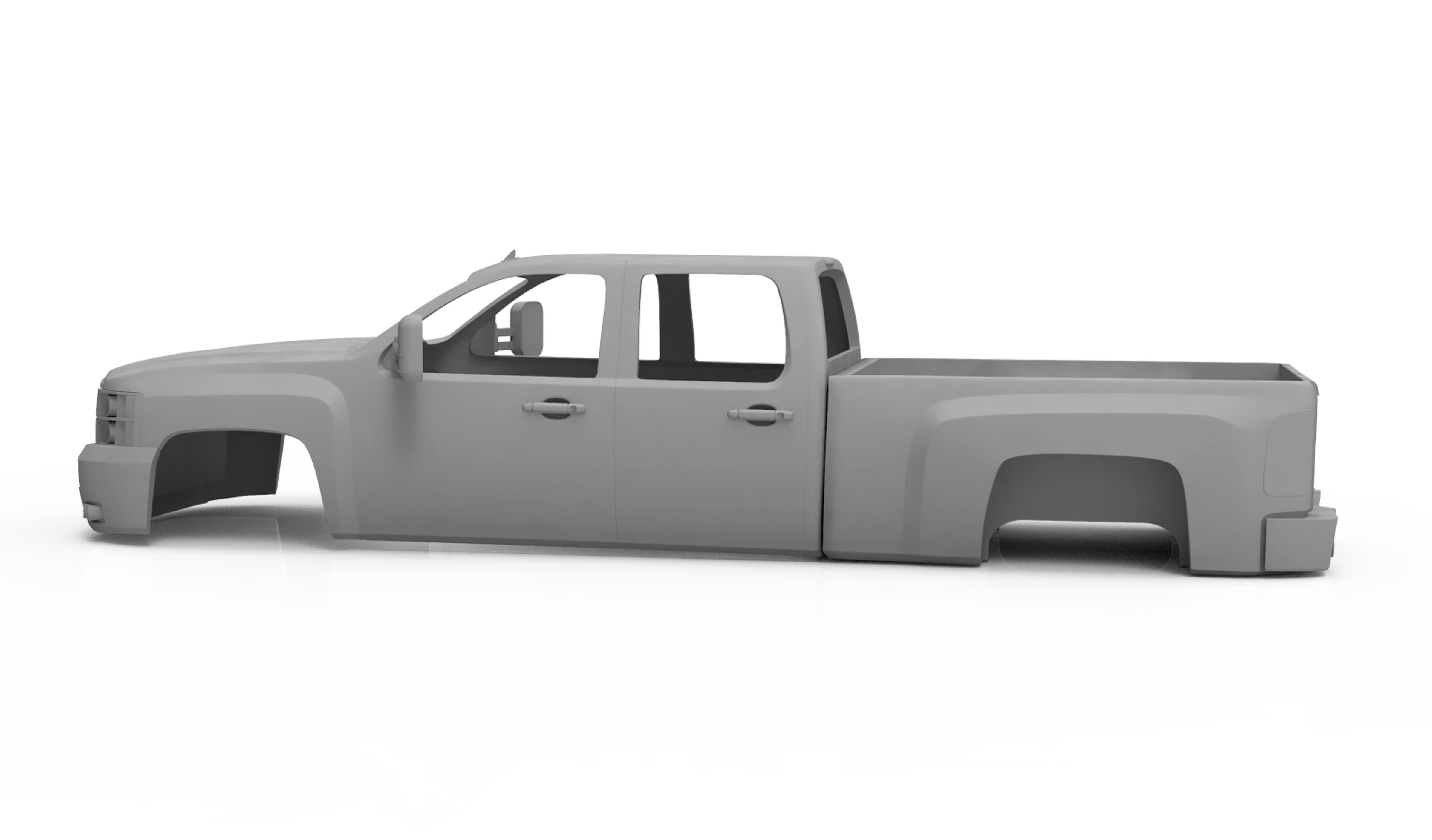 Chevrolet Silverado 1500 2013  3D print model_4