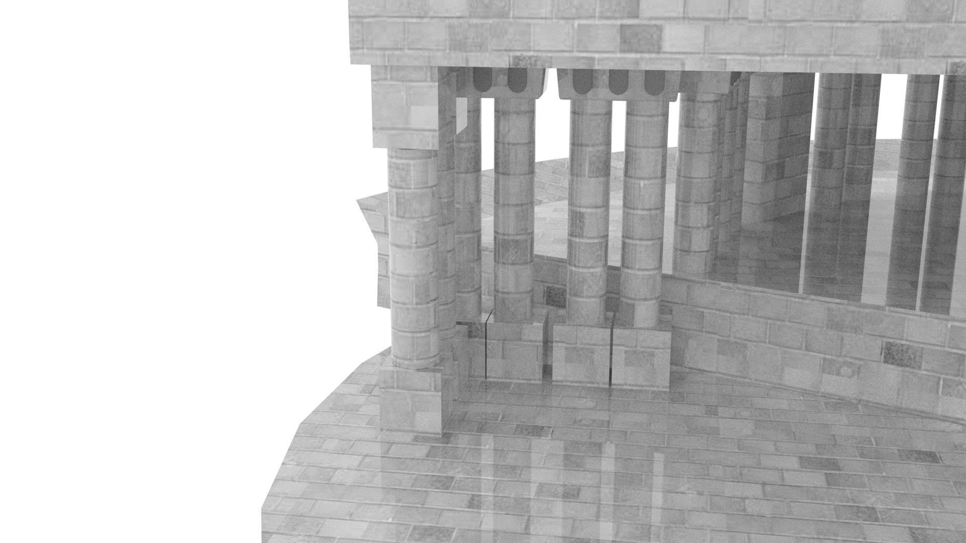 Yerevan Opera House 3D model_4