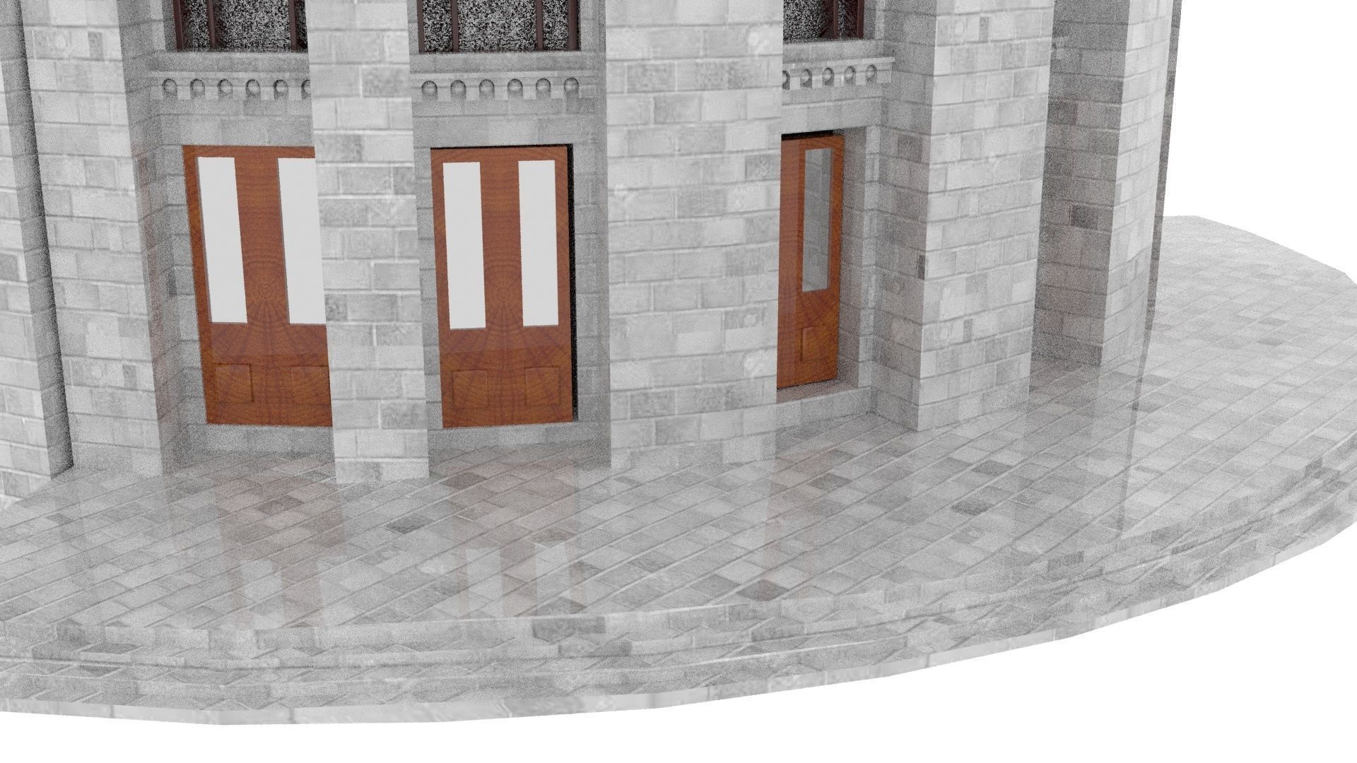 Yerevan Opera House 3D model_6