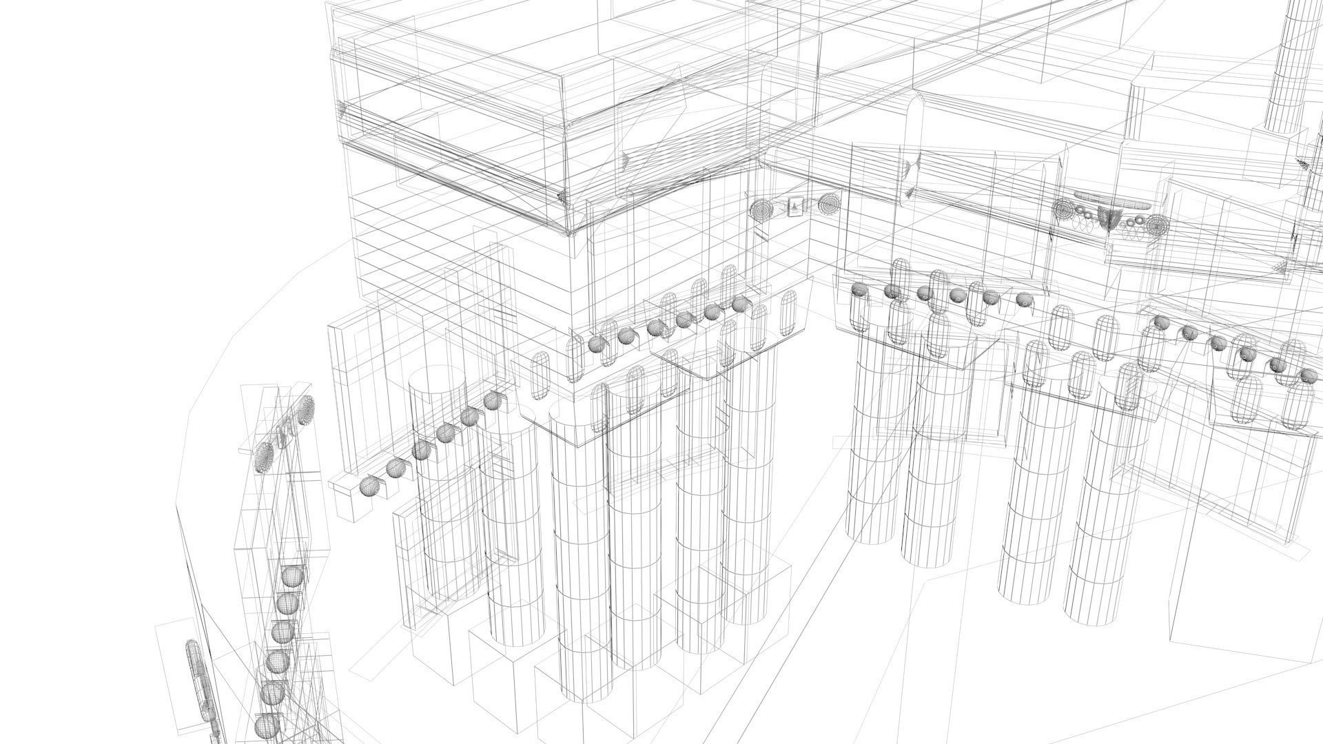 Yerevan Opera House 3D model_10