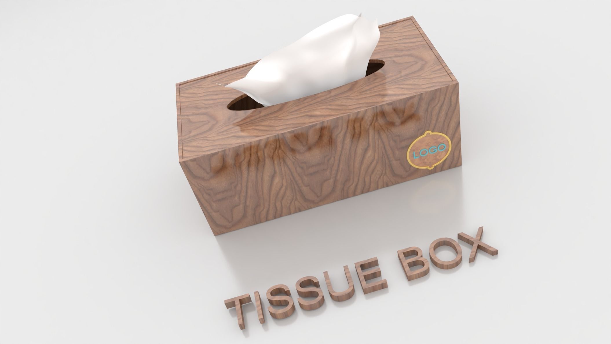 LUXURY DESIGN TISSUE BOX 3D model_4