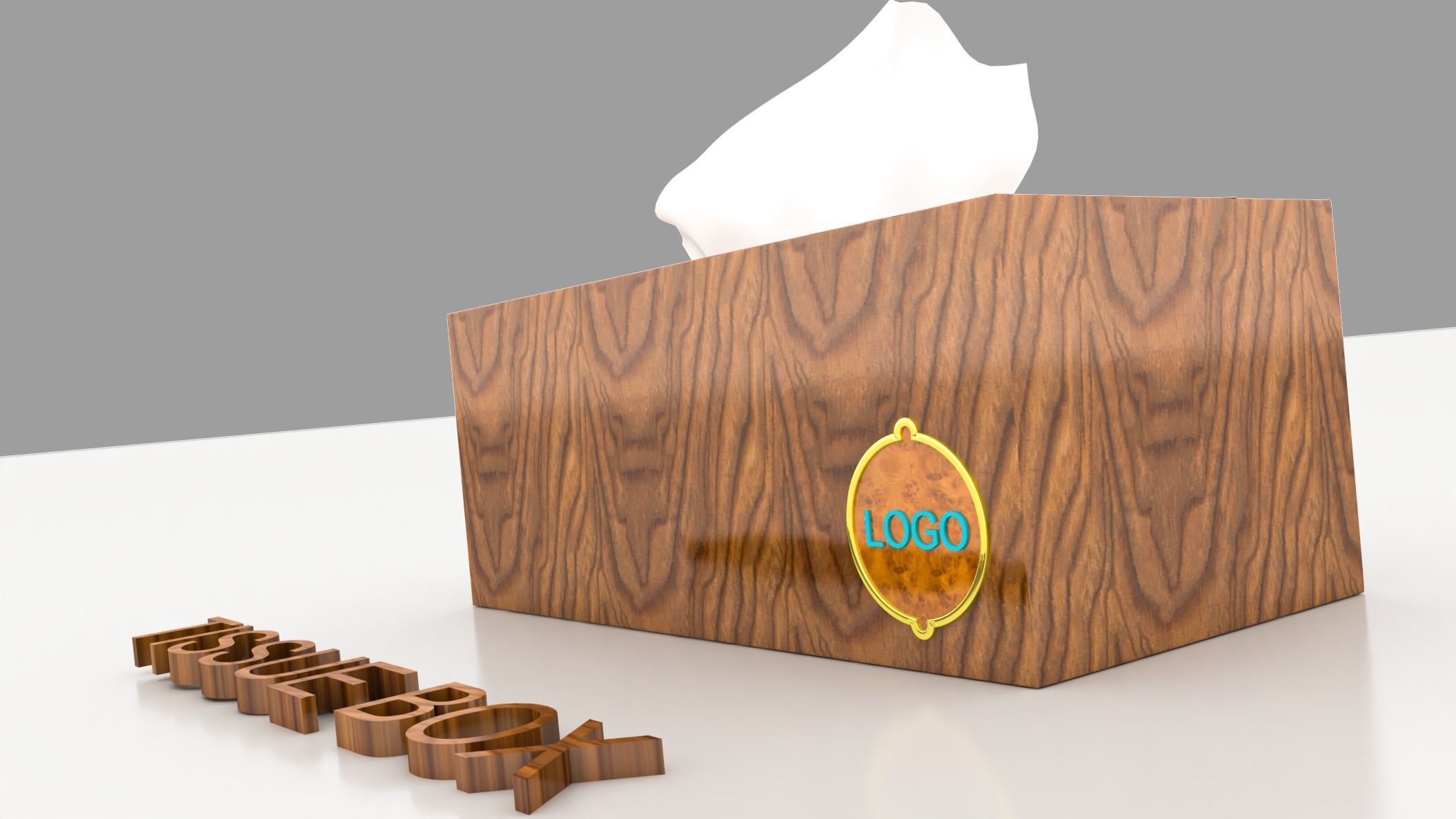 LUXURY DESIGN TISSUE BOX 3D model_2
