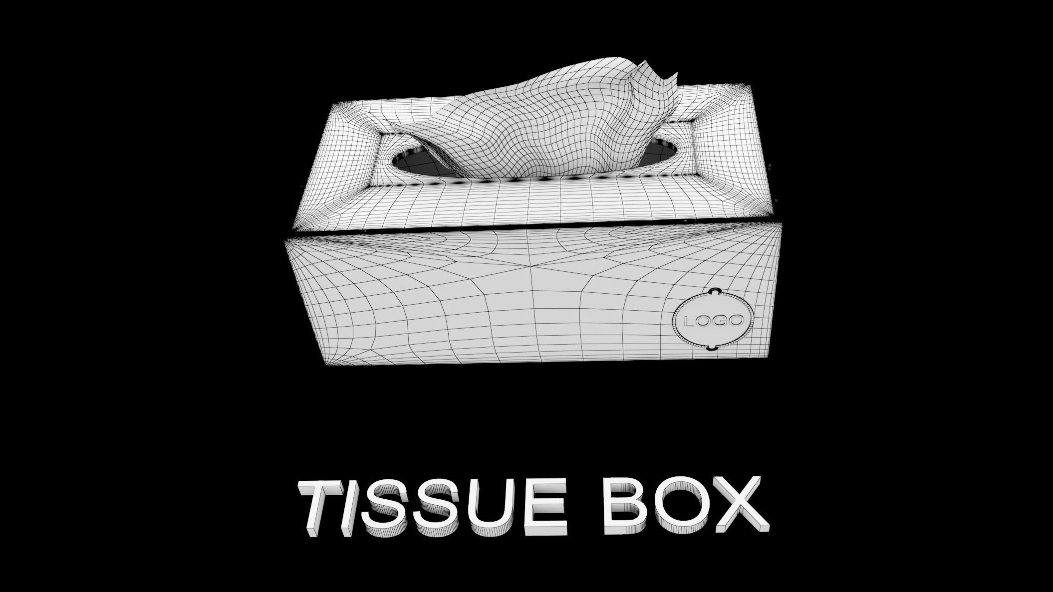 LUXURY DESIGN TISSUE BOX 3D model_6