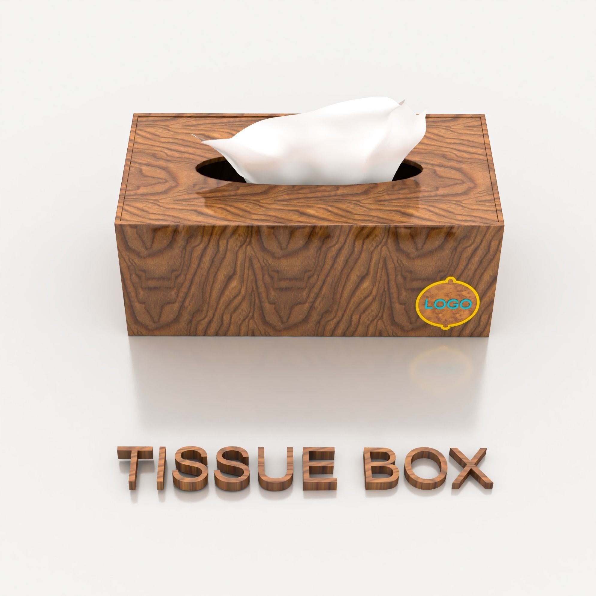 LUXURY DESIGN TISSUE BOX 3D model_3