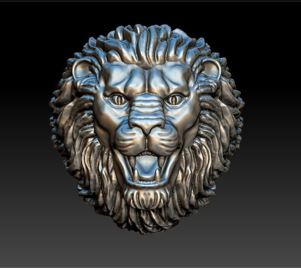 LION RING 3D print model_6