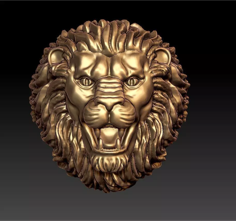 LION RING 3D print model_0