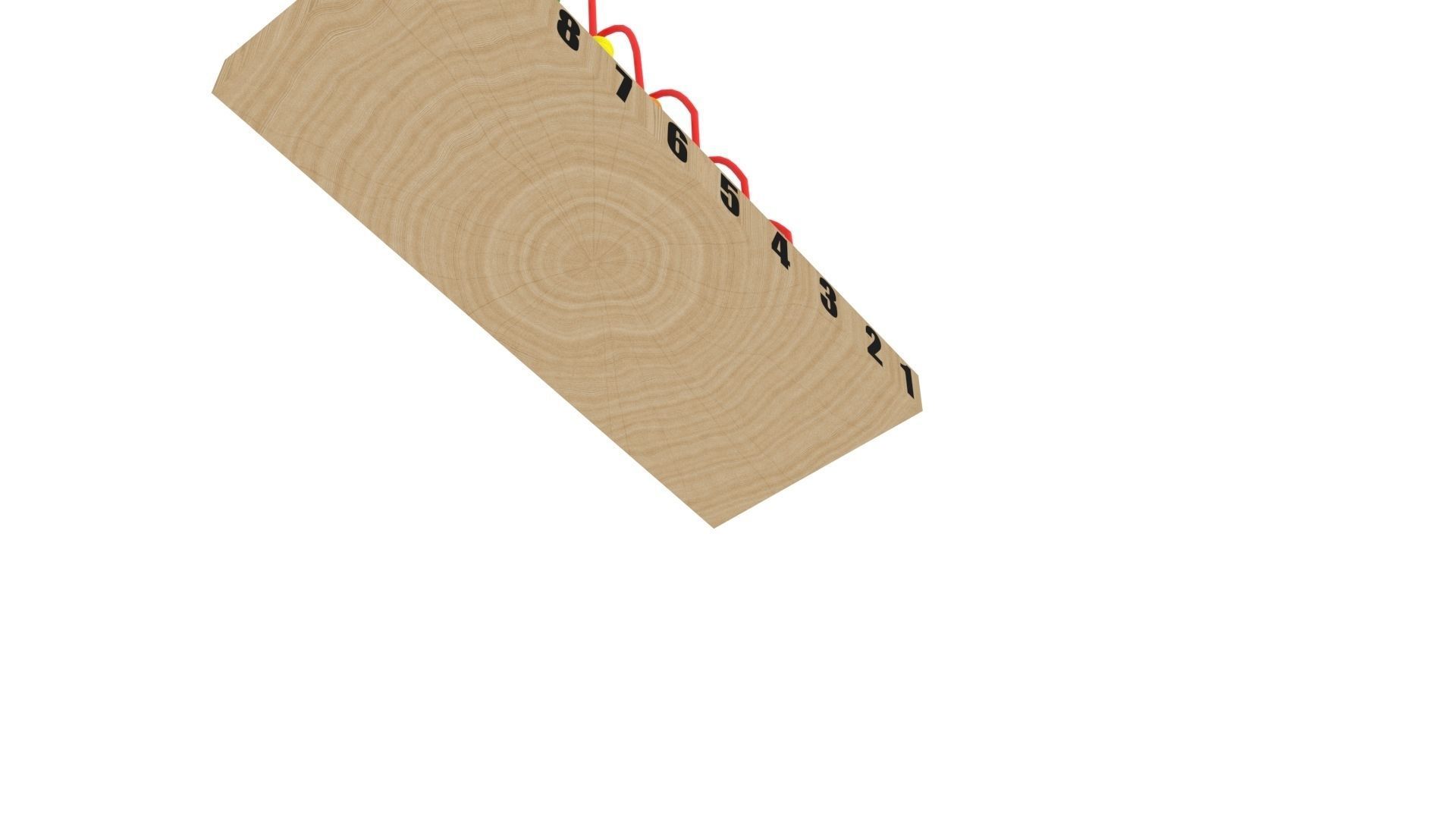 Wooden Abacus 3D model_4