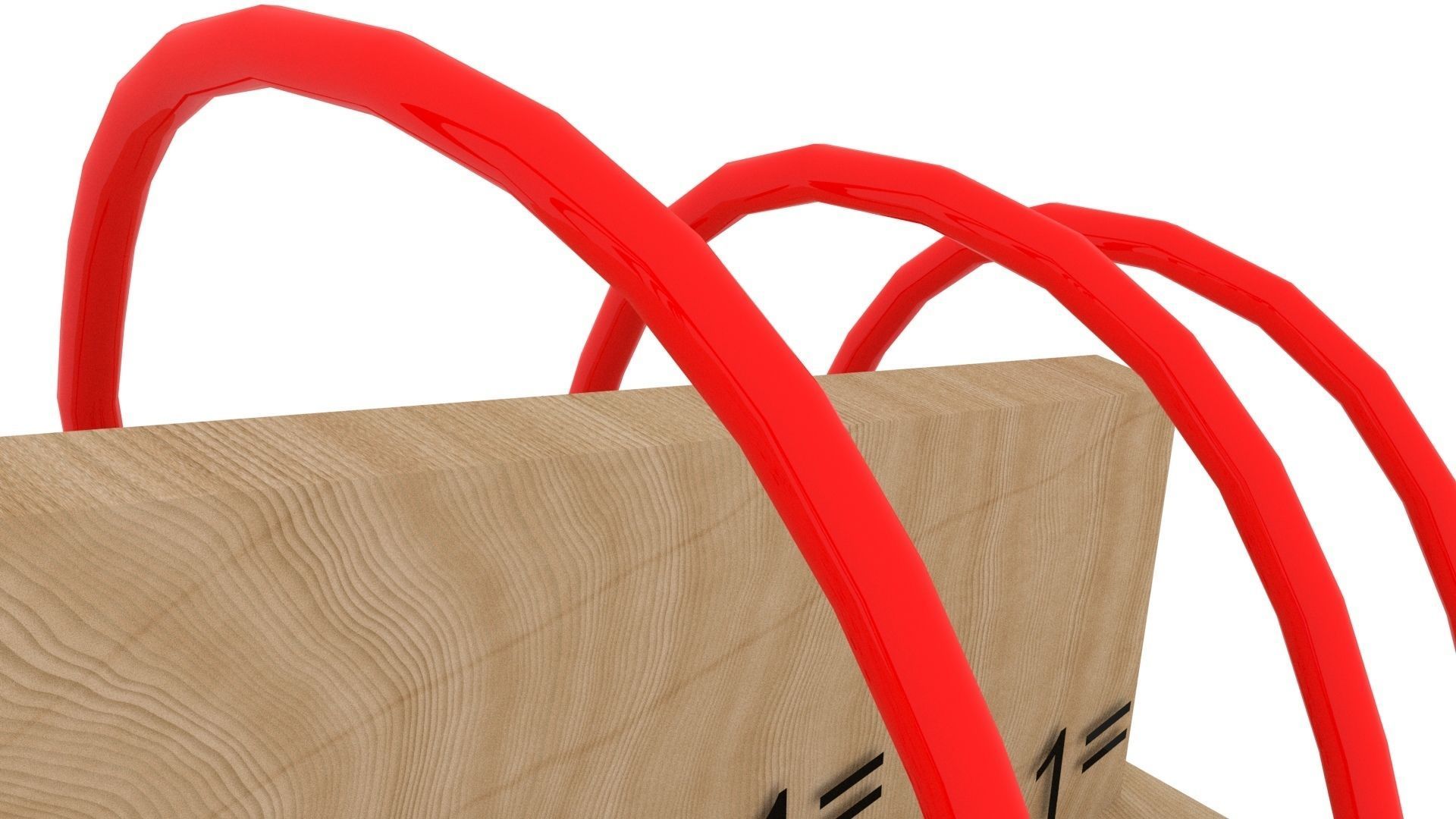 Wooden Abacus 3D model_2