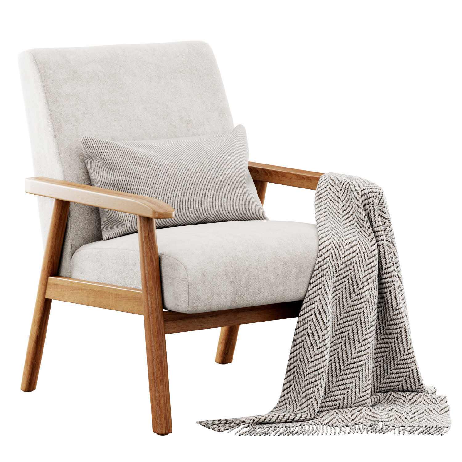 Diksha Armchair By Corrigan Studio 3D model_2