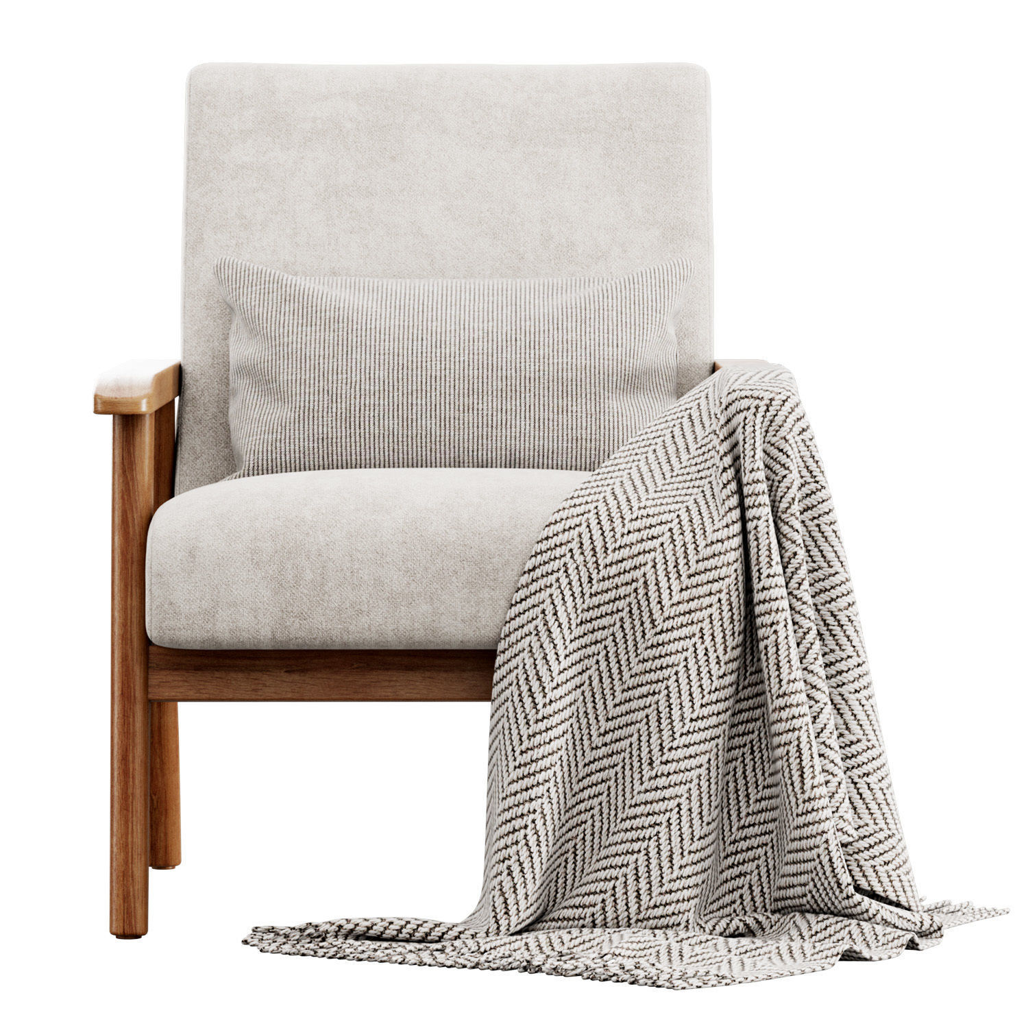 Diksha Armchair By Corrigan Studio 3D model_5