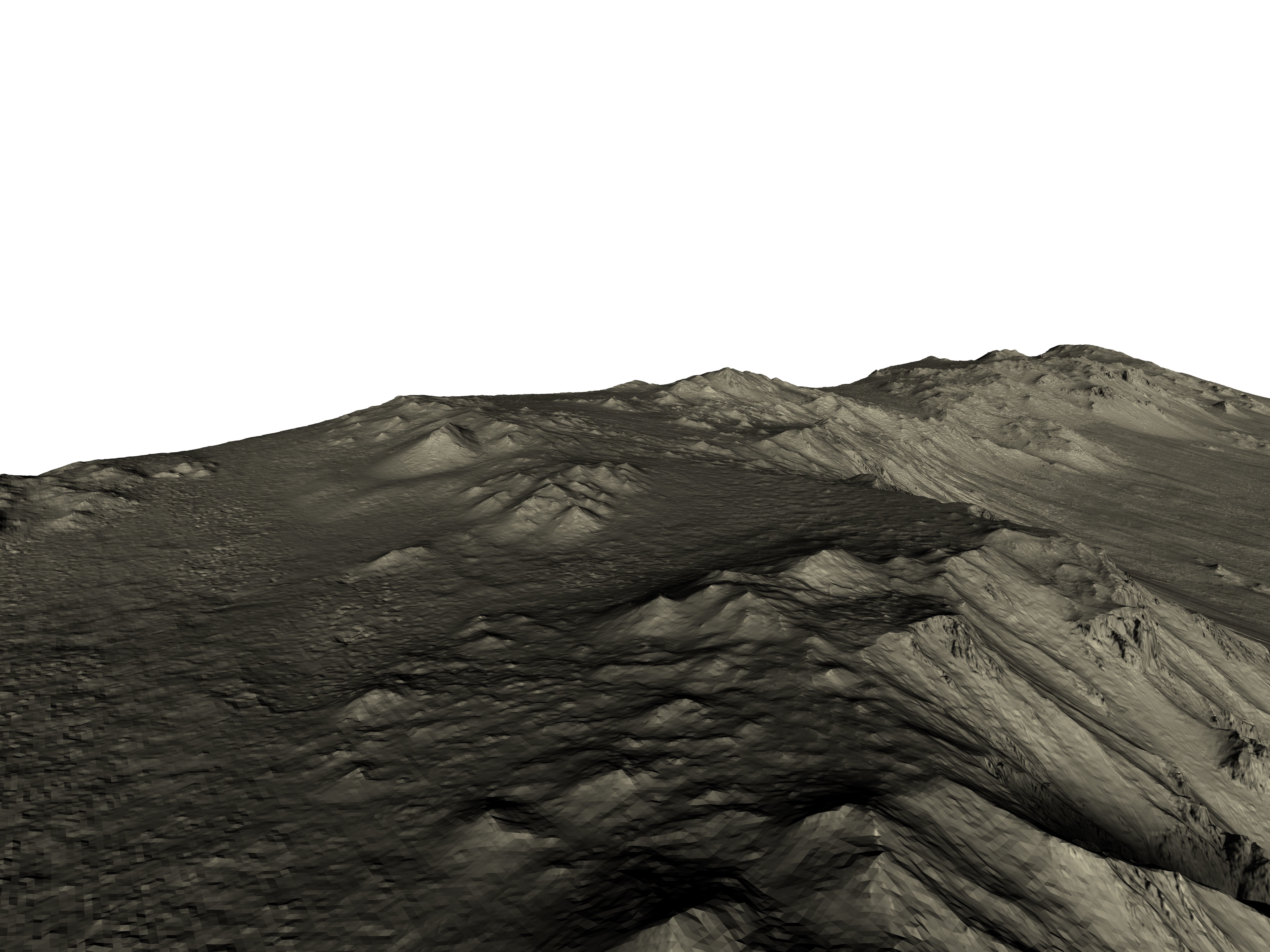 MARS VR - Light-Toned Gully Deposits in Hale Crater 3D model_2
