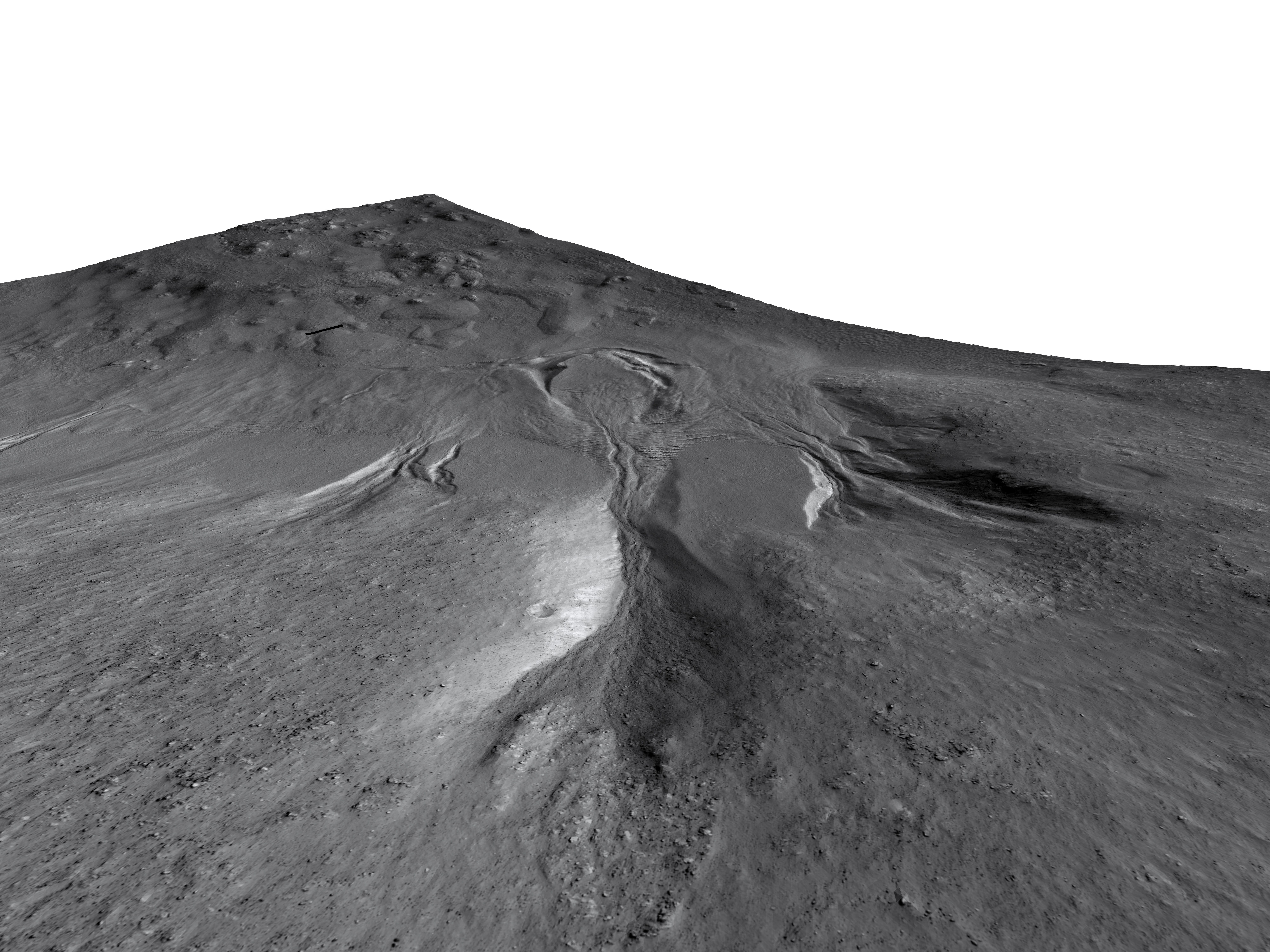 MARS VR - Flow Feature in Nereidum Montes 3D model_1