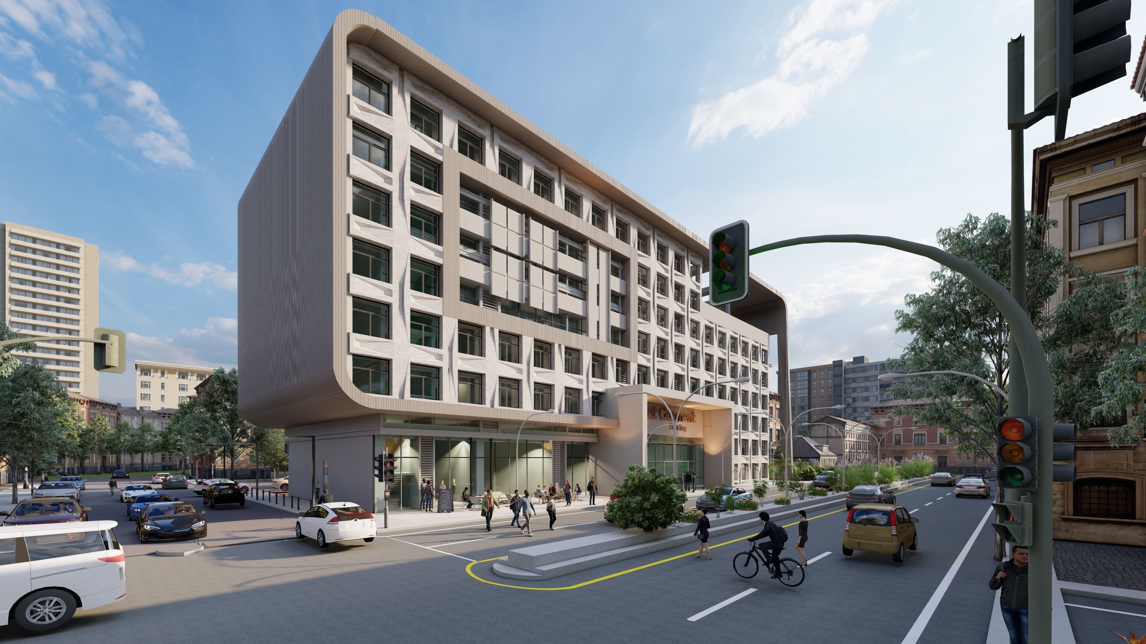 Commercial Building 3D model_2