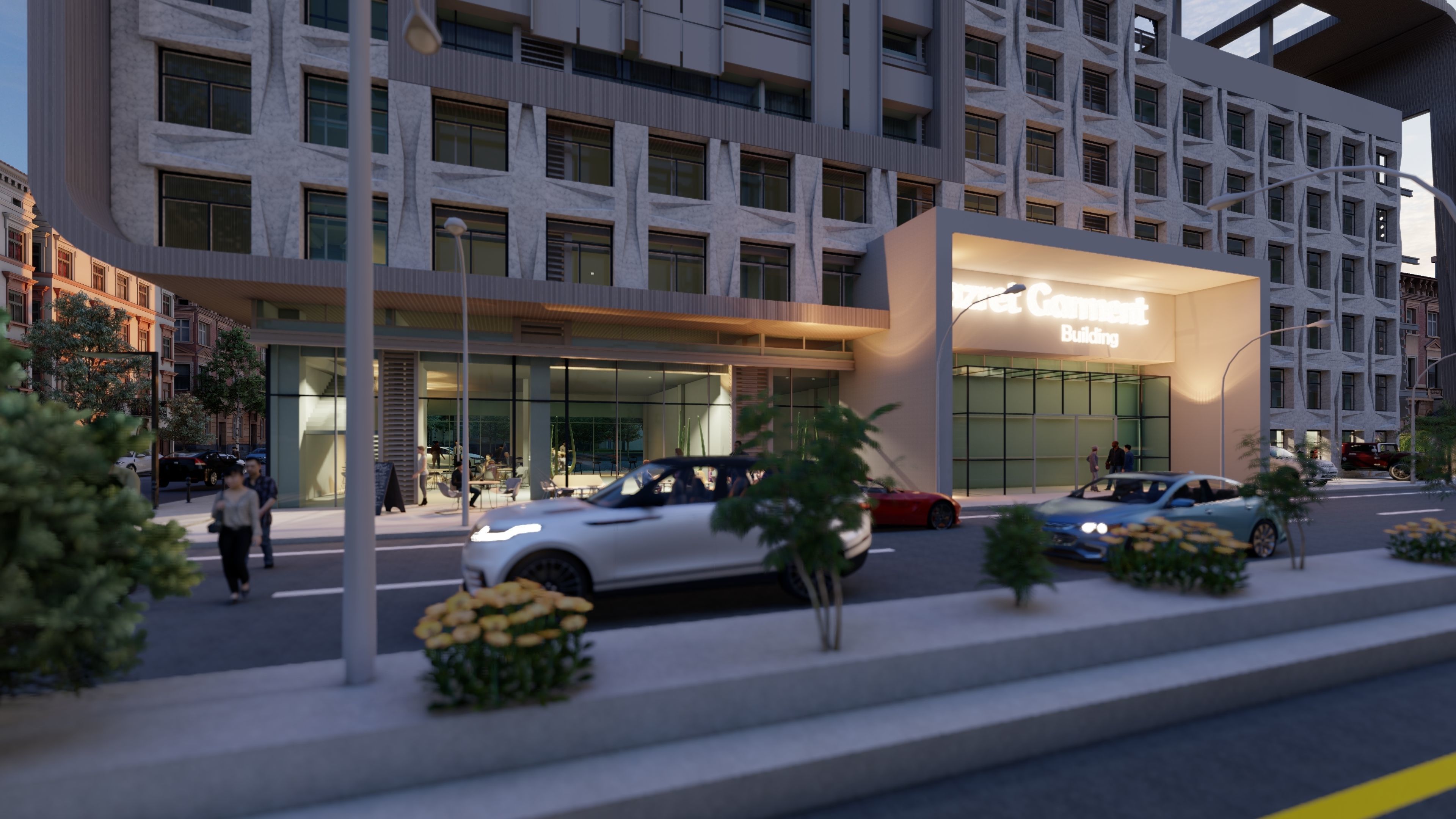 Commercial Building 3D model_4