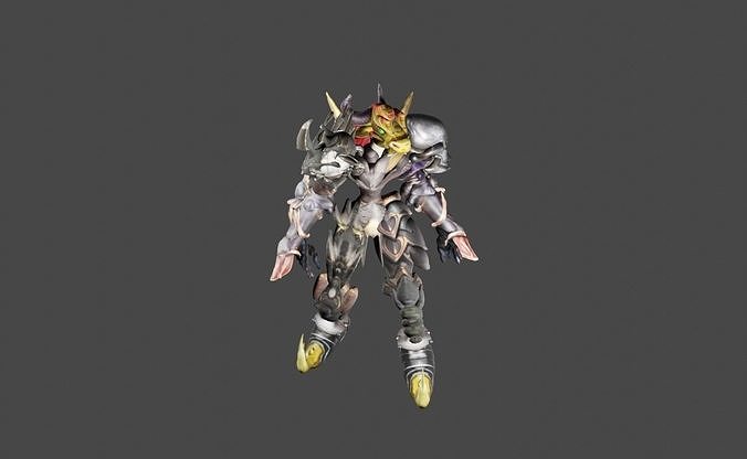 Zeloeman Beta D 6 Low-poly 3D model