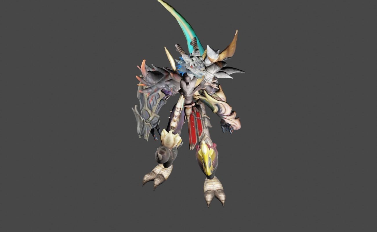 Zeloeman Beta D 46 Low-poly 3D model_3