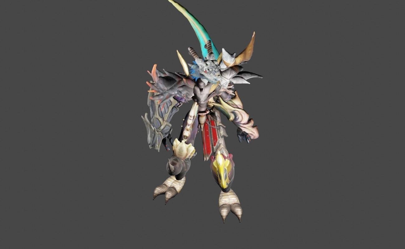 Zeloeman Beta D 46 Low-poly 3D model_1