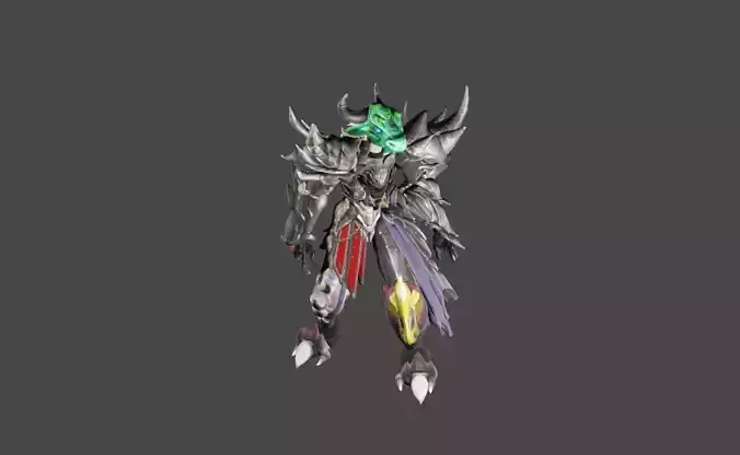 Zeloeman Beta D 45 Low-poly 3D model