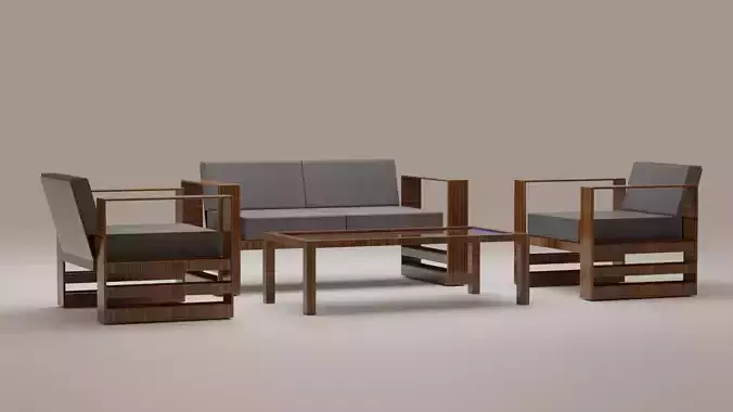modern sofa 3d model