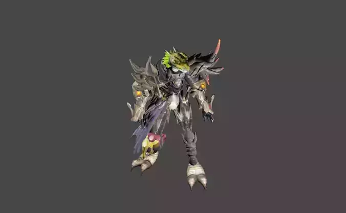 Zeloeman Beta D 40 Low-poly 3D model