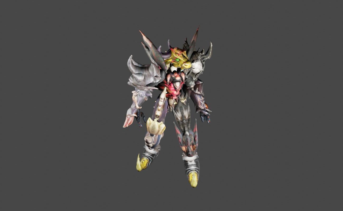 Zeloeman Beta D 4 Low-poly 3D model_12