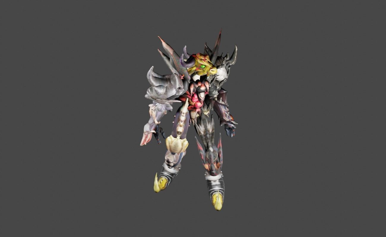 Zeloeman Beta D 4 Low-poly 3D model_19