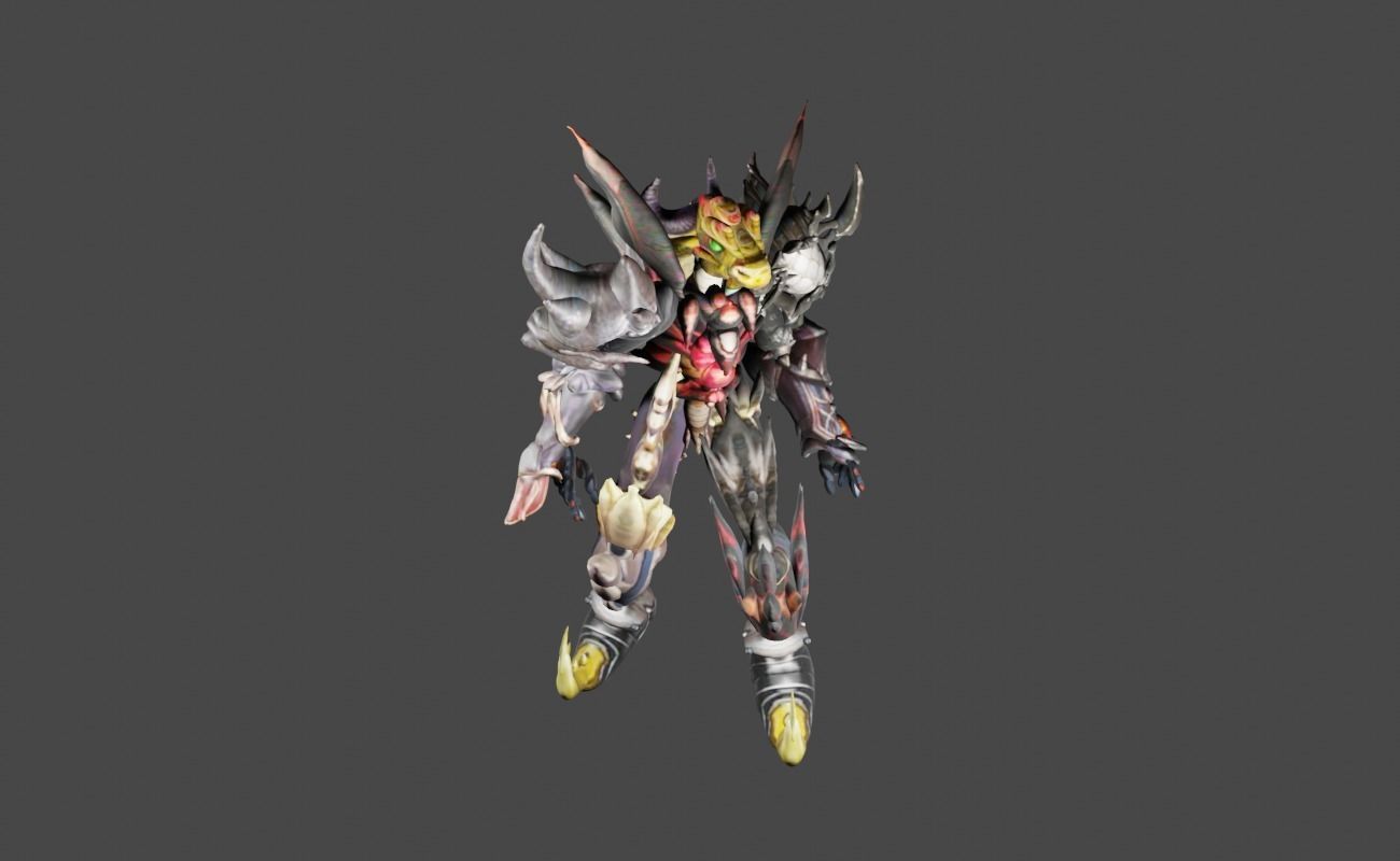 Zeloeman Beta D 4 Low-poly 3D model_4