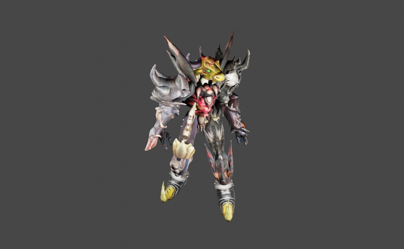 Zeloeman Beta D 4 Low-poly 3D model_10