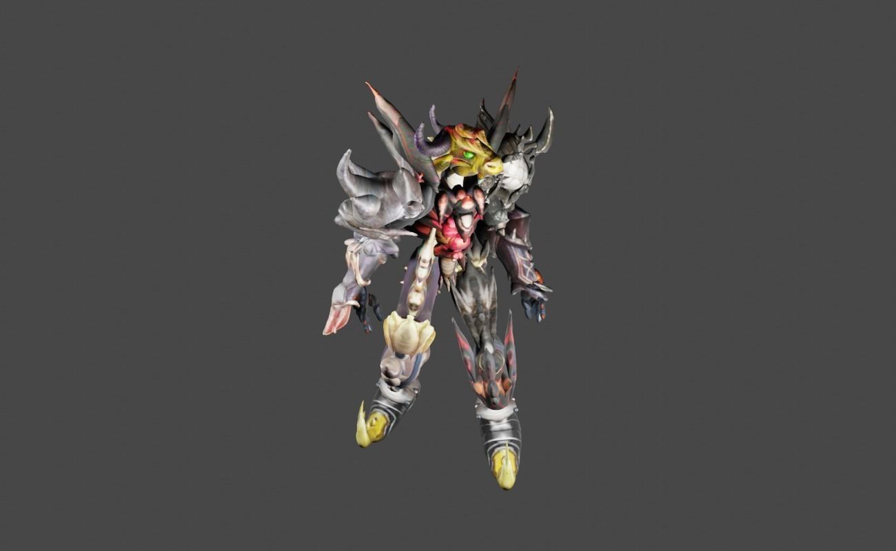 Zeloeman Beta D 4 Low-poly 3D model_17