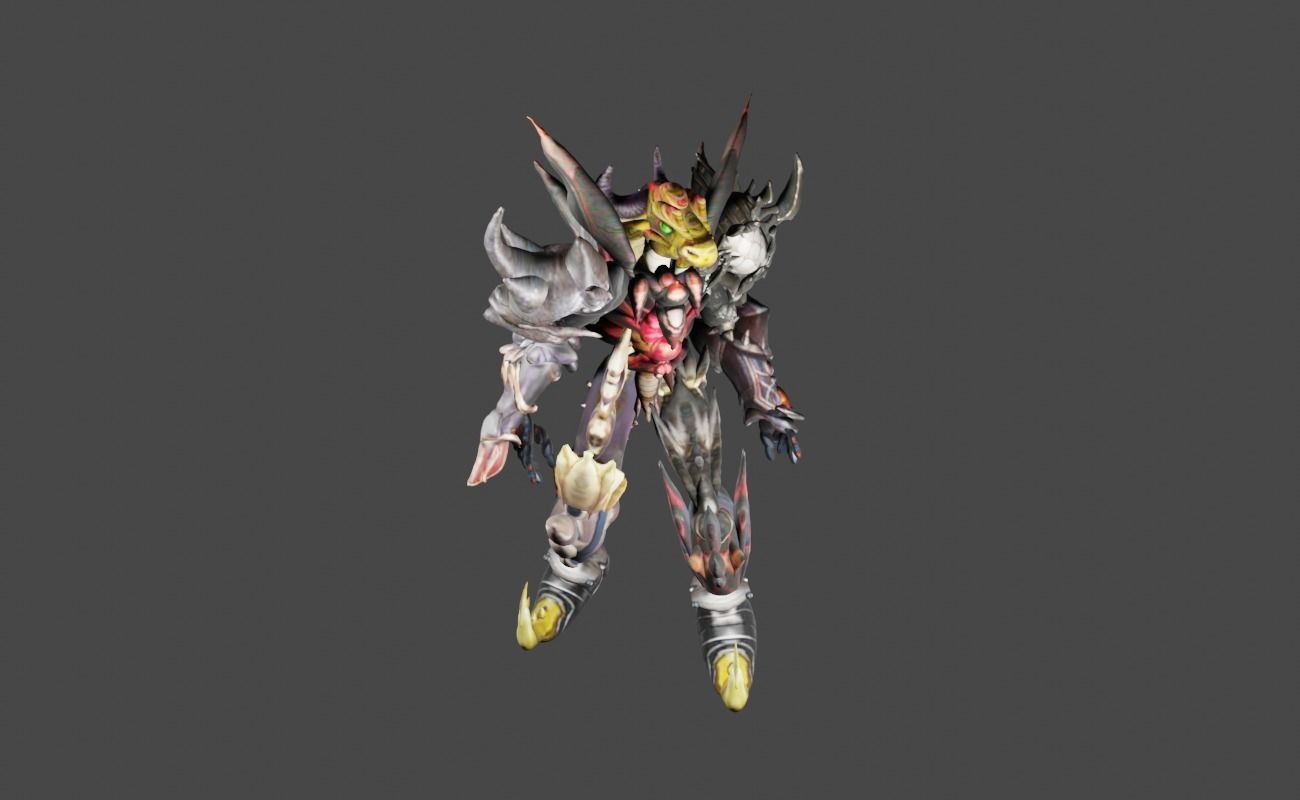 Zeloeman Beta D 4 Low-poly 3D model_6