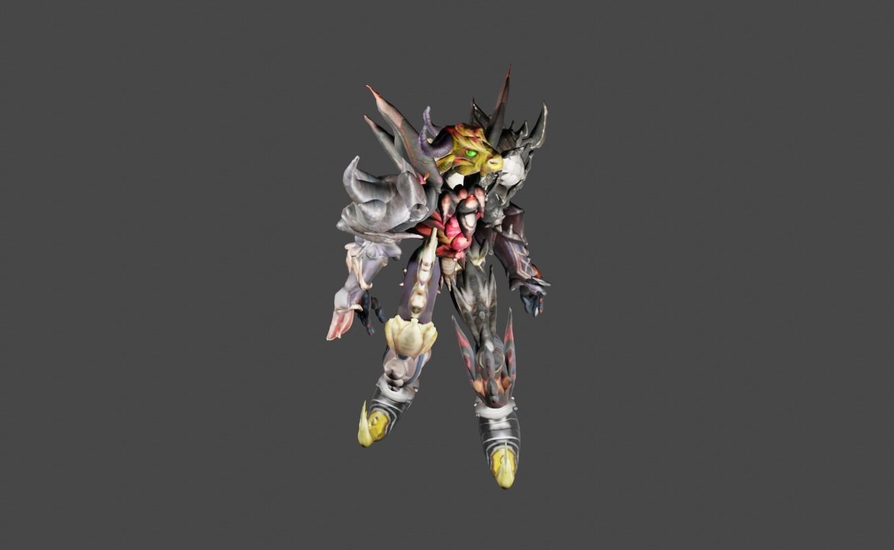 Zeloeman Beta D 4 Low-poly 3D model_20