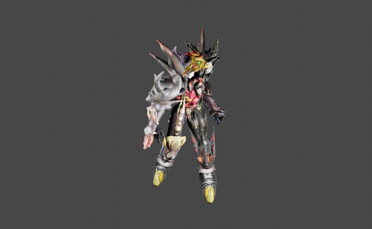 Zeloeman Beta D 4 Low-poly 3D model_25