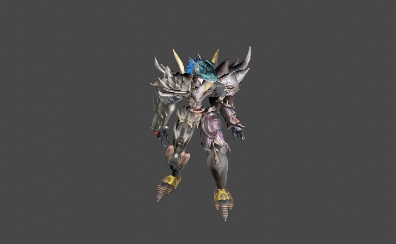 Zeloeman Beta D 39 Low-poly 3D model_1