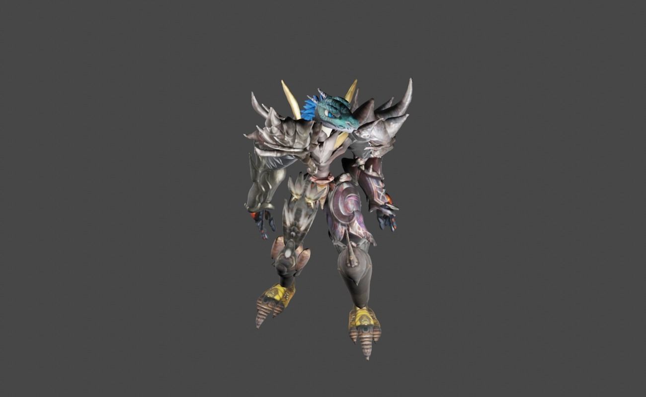 Zeloeman Beta D 39 Low-poly 3D model_10