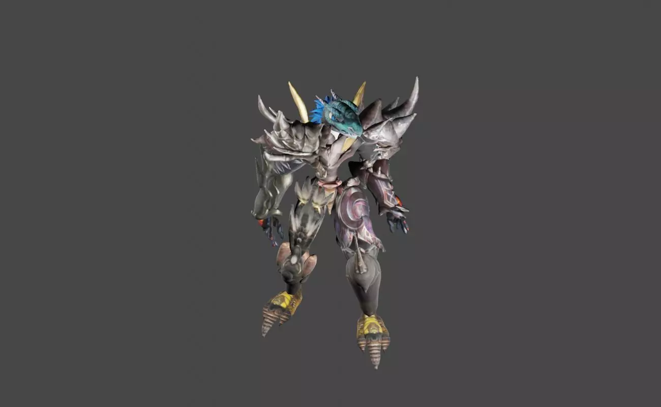 Zeloeman Beta D 39 Low-poly 3D model_0