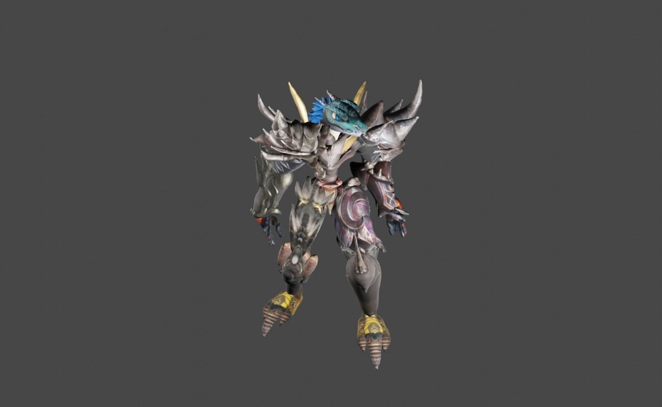 Zeloeman Beta D 39 Low-poly 3D model_9