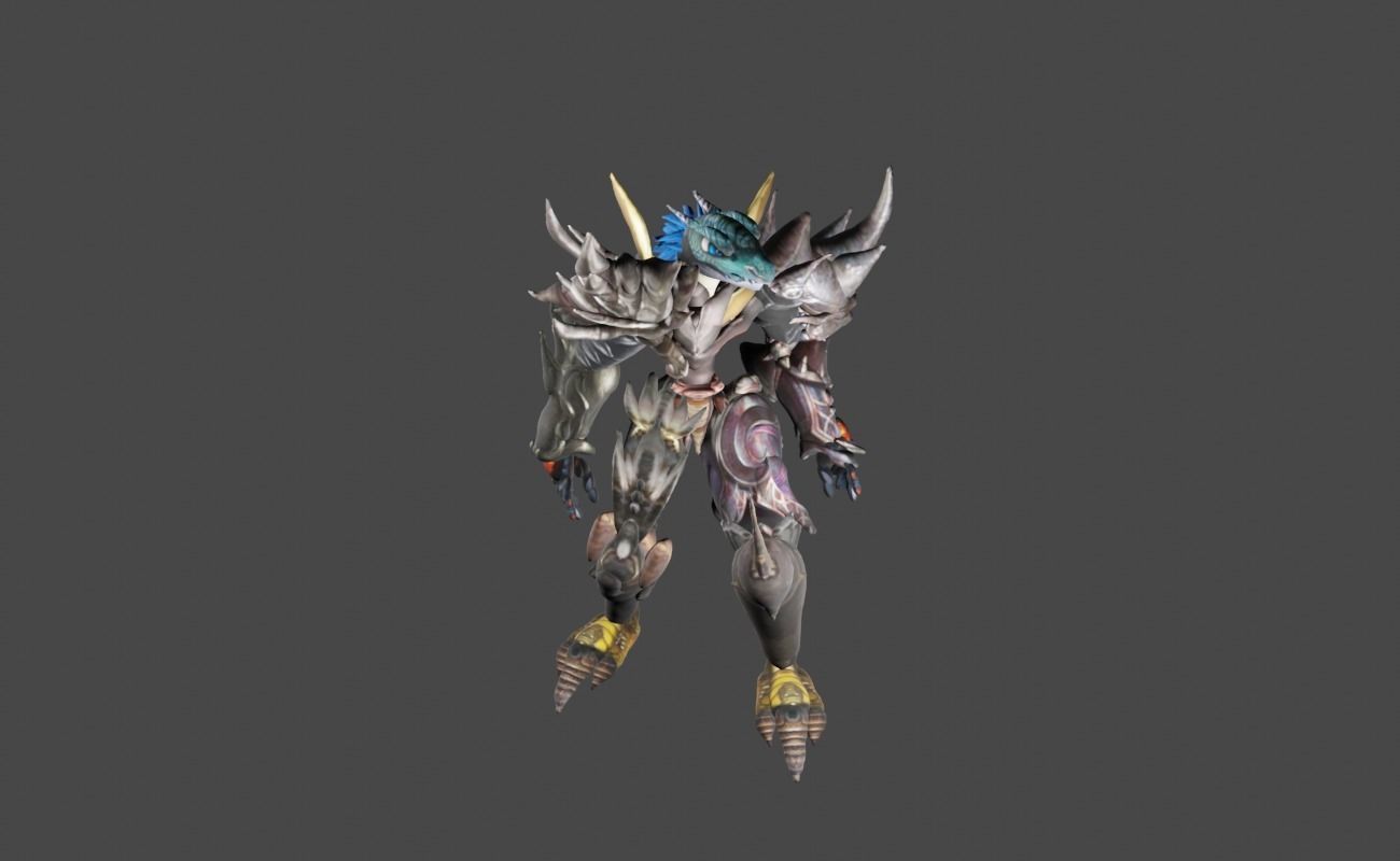 Zeloeman Beta D 39 Low-poly 3D model_8