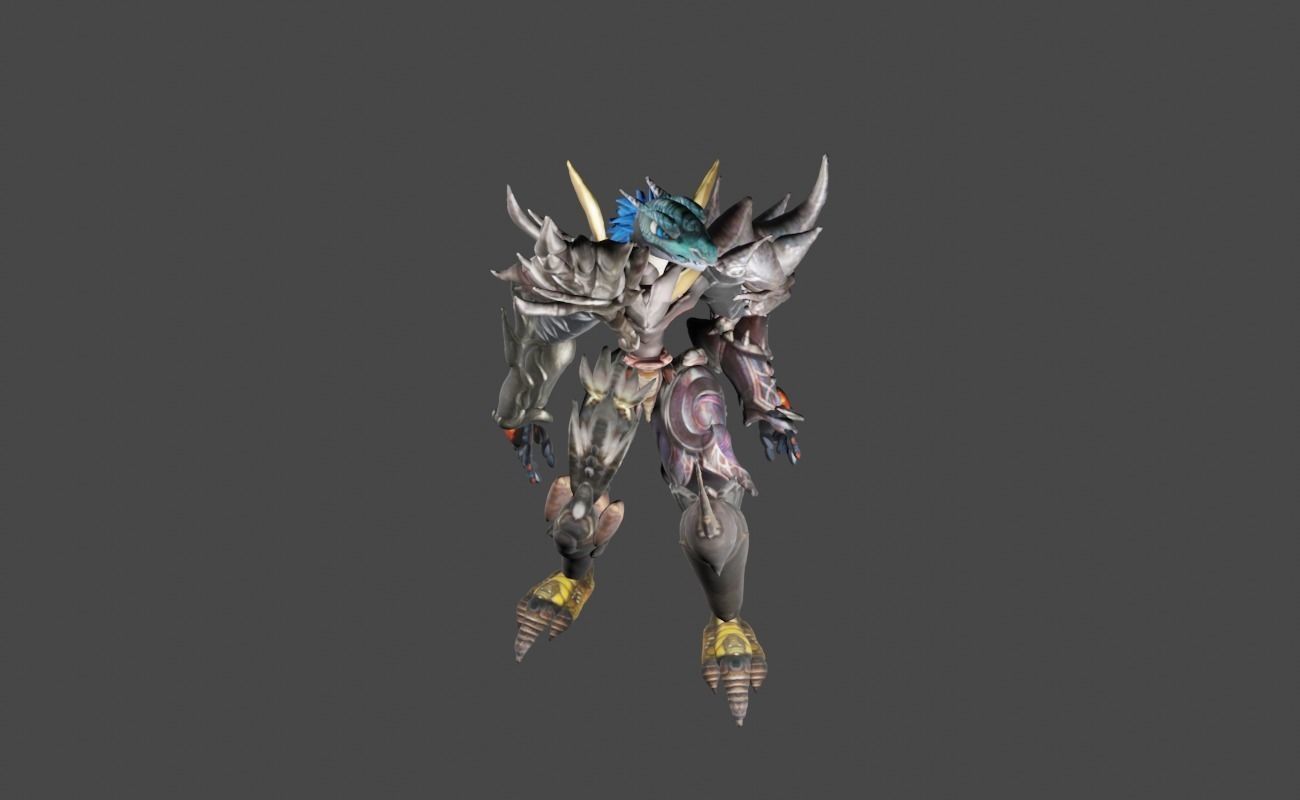 Zeloeman Beta D 39 Low-poly 3D model_7