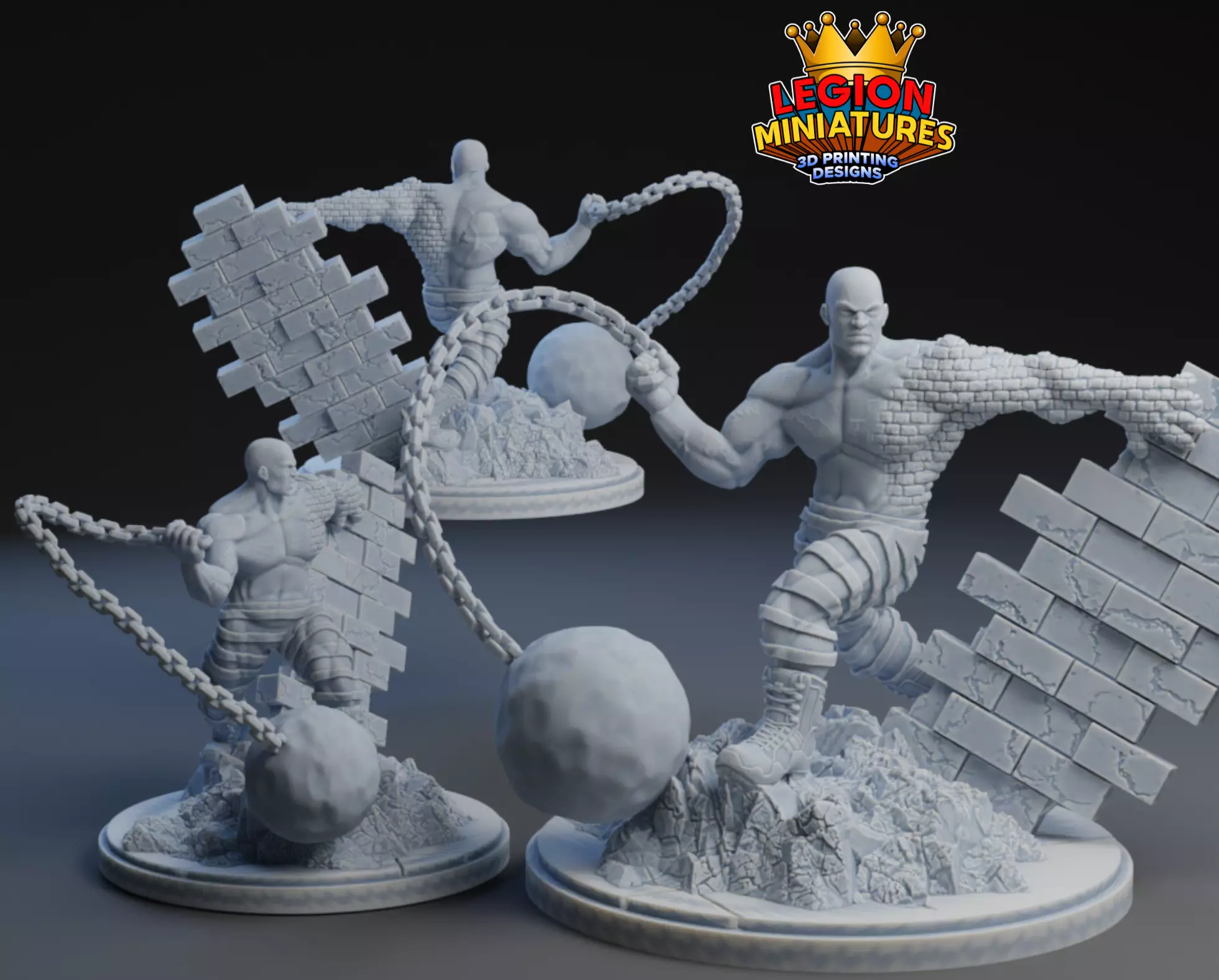 Marvel crisis protocol absorbing man presupported included 3D print model