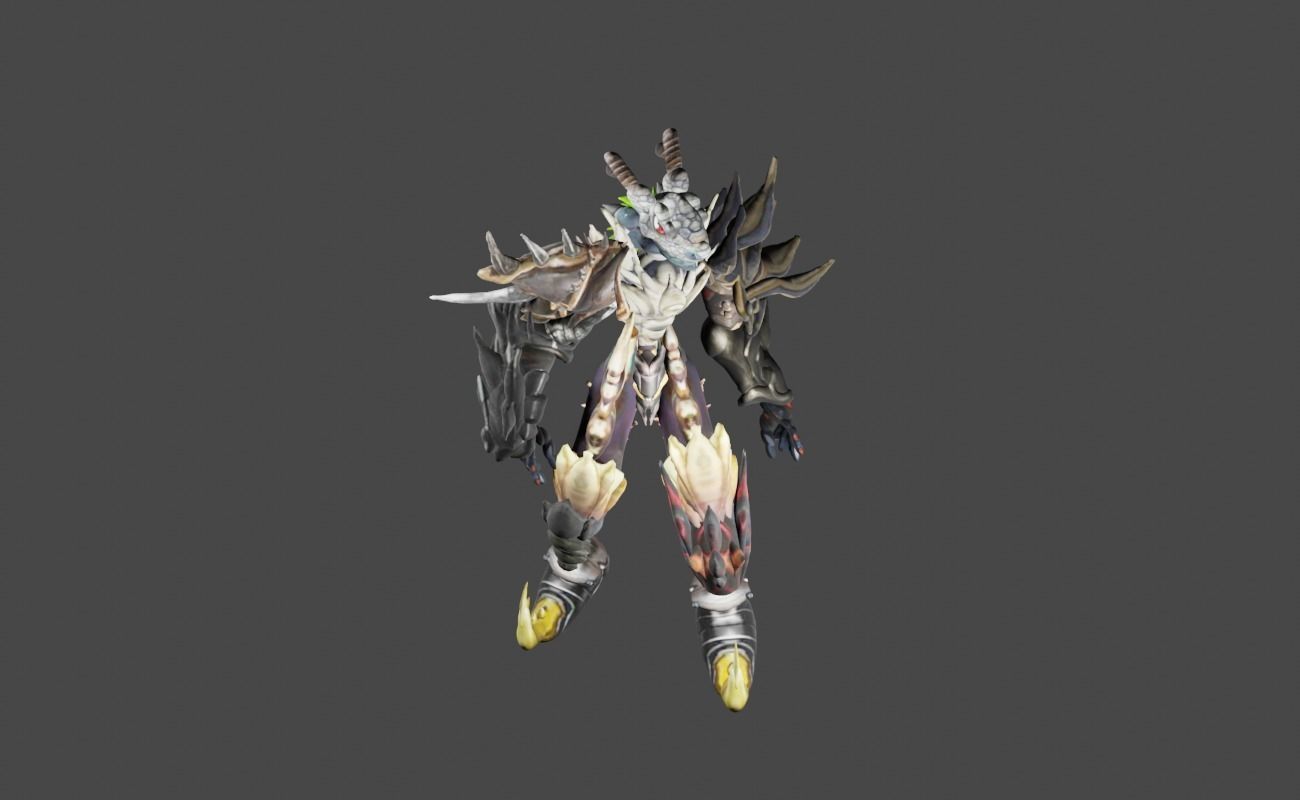 Zeloeman Beta D 36 Low-poly 3D model_2