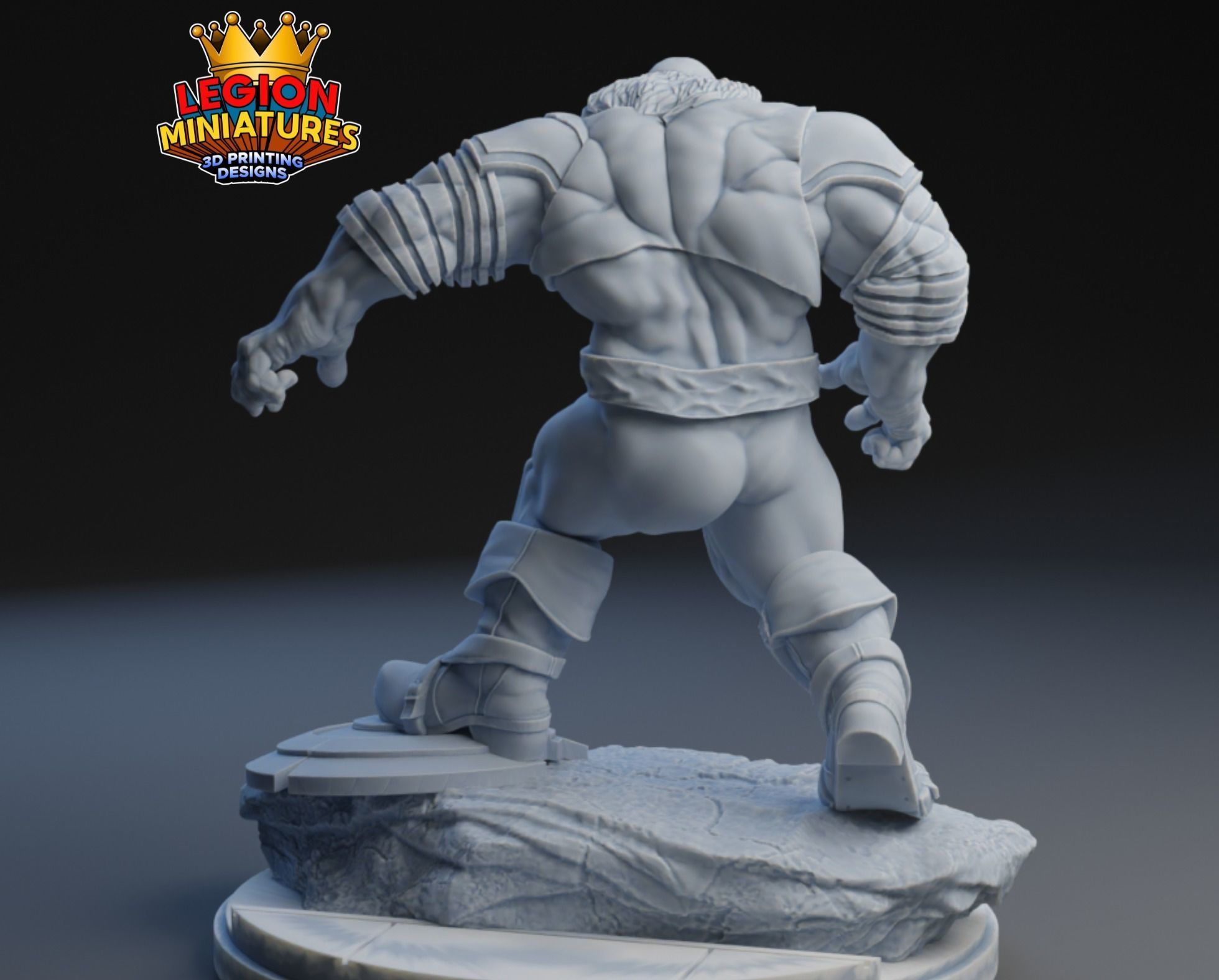 Marvel crisis protocol maestro presupported included 3D print model_2