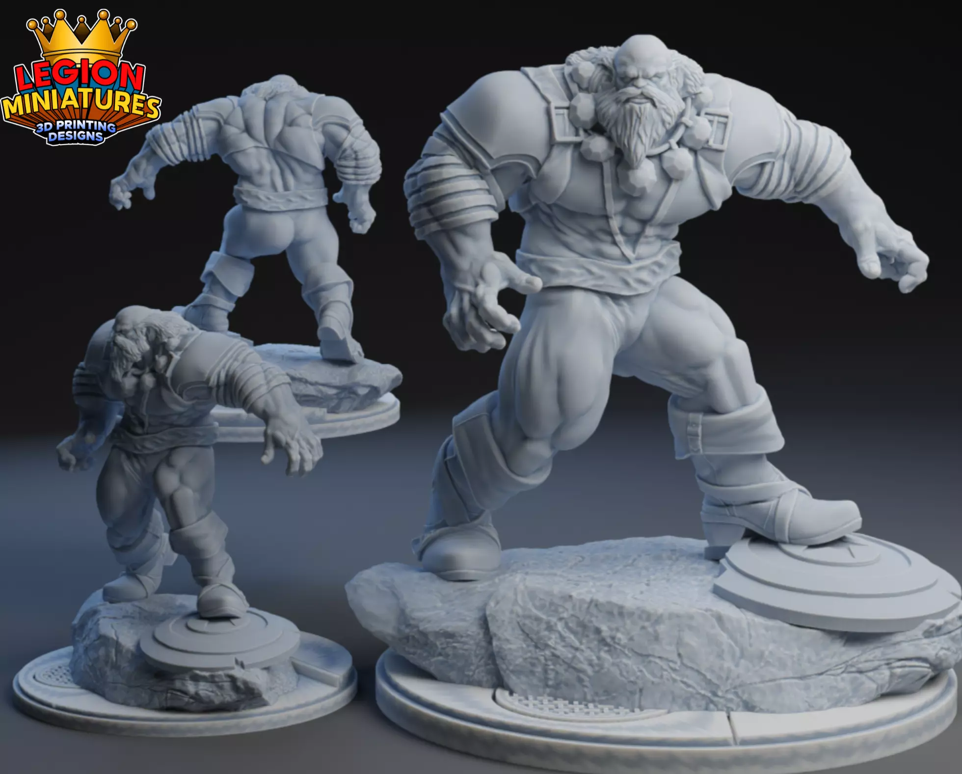 Marvel crisis protocol maestro presupported included 3D print model_0