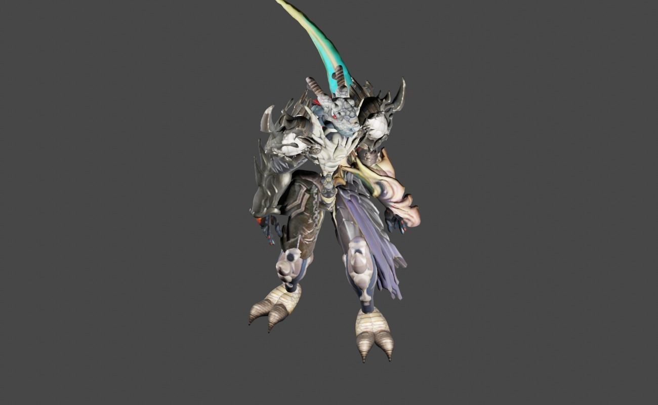 Zeloeman Beta D 30 Low-poly 3D model_4