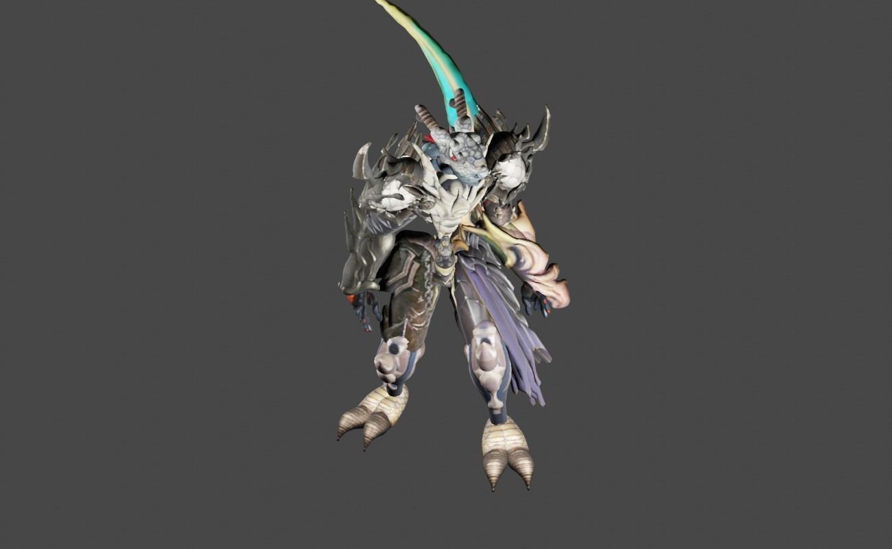 Zeloeman Beta D 30 Low-poly 3D model_5