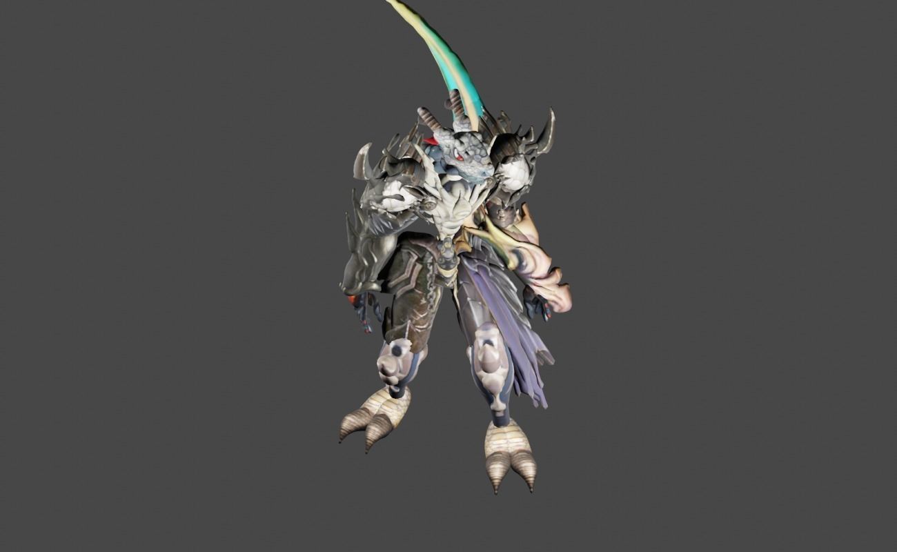 Zeloeman Beta D 30 Low-poly 3D model_9