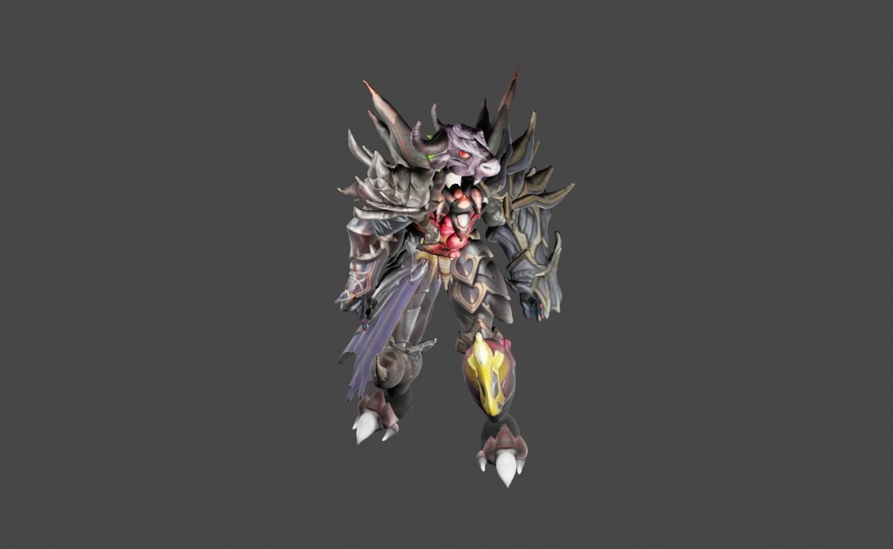 Zeloeman Beta D 3 Low-poly 3D model_15