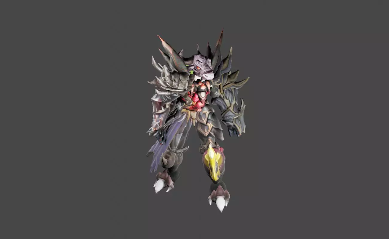 Zeloeman Beta D 3 Low-poly 3D model_0