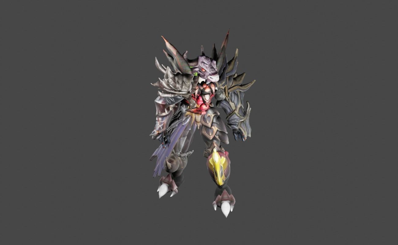 Zeloeman Beta D 3 Low-poly 3D model_4